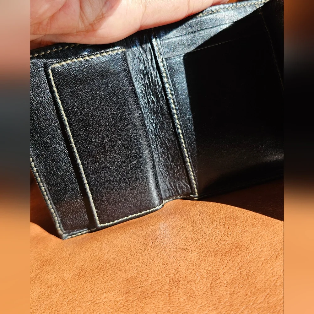 Fendi Tri-Fold Pequin Small Wallet